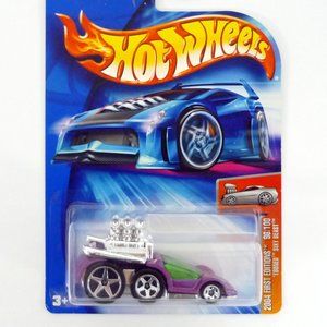 Hot Wheels 'Tooned Sixy Beast #096 First Editions 96/100 Purple DieCast Car 2004